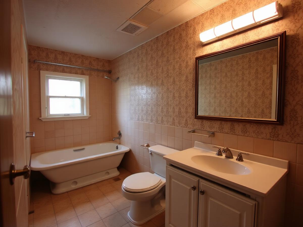Bathroom before remodel